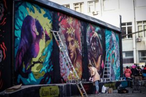 В Новосибирске стартовал первый граффити фестиваль