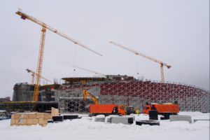 Готовность новой новосибирской ледовой арены – 50%
