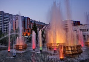 В Новосибирске стартовал сезон фонтанов-2018