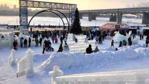 На Михайловской набережной открылись «Новогодние фантазии»